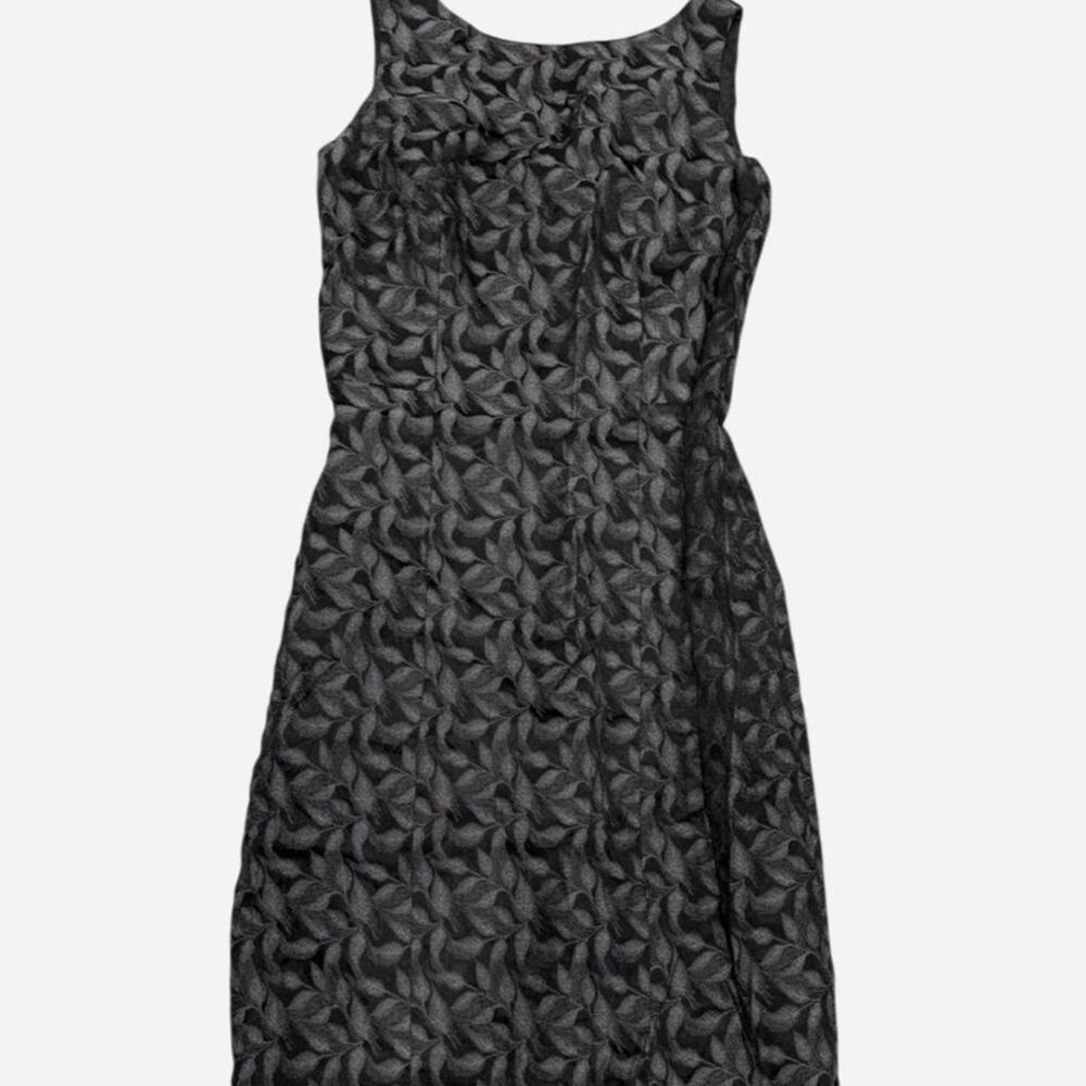 Vintage Bebe Moda Fit & Flare Midi Dress Sleeveless USA Made Size M